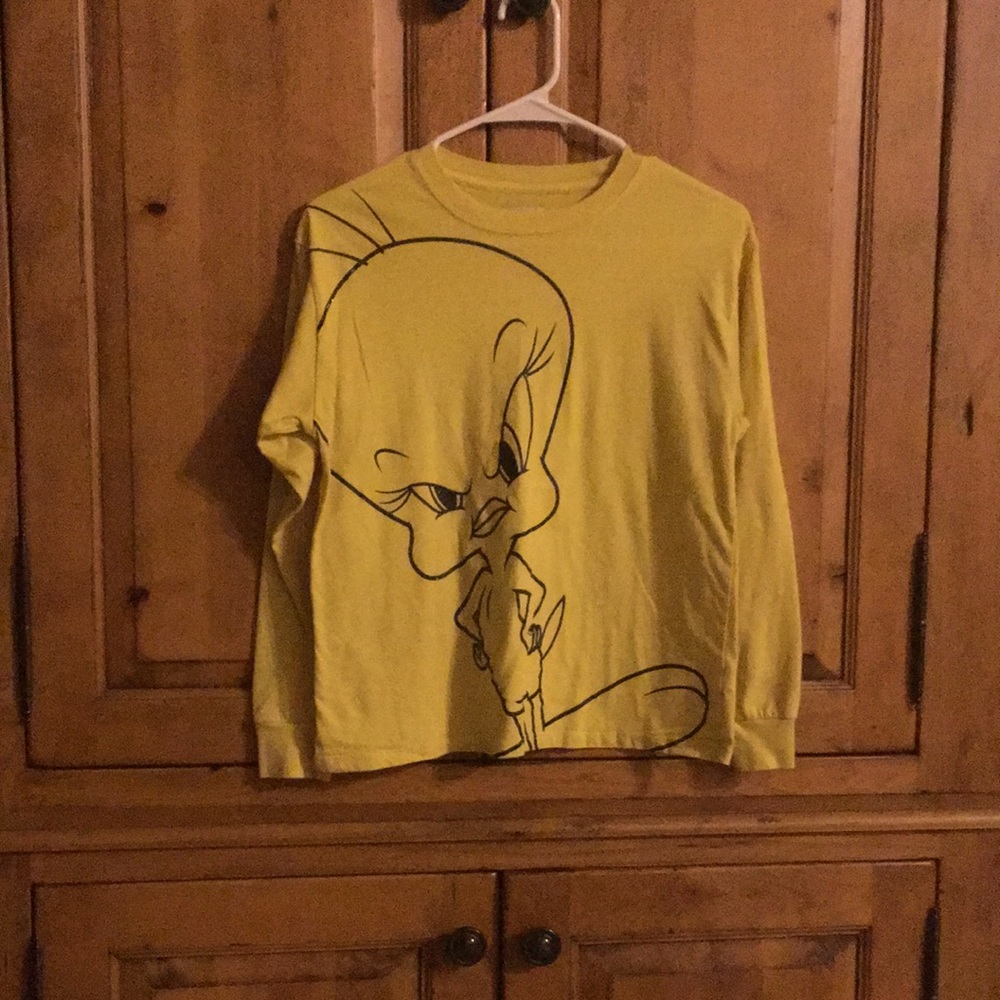 Yellow tweety bird long sleeve